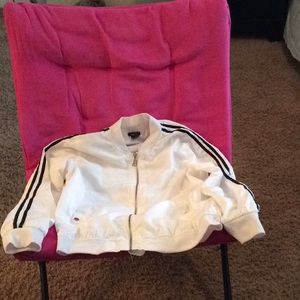 White stripped jacket